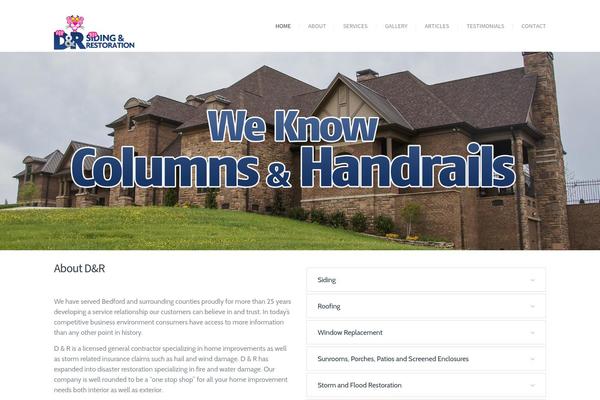 Klaus theme site design template sample