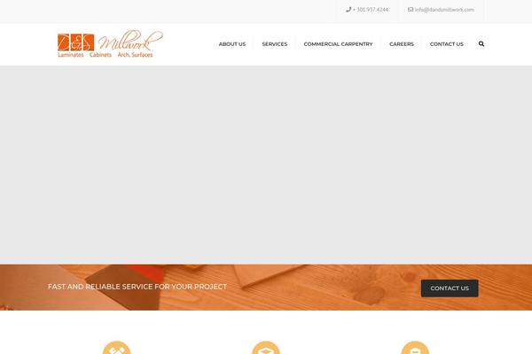 Constructo theme site design template sample