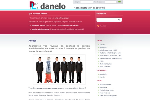 Several theme site design template sample
