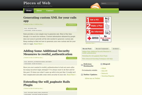 Excellence theme site design template sample