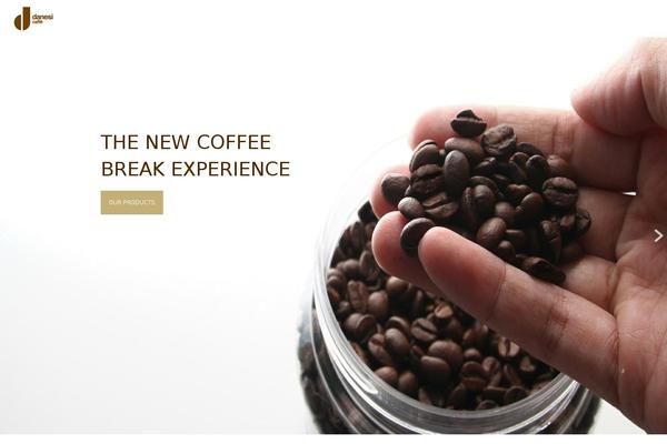 Pallas theme site design template sample