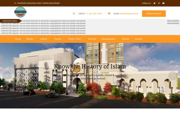 Taqwa theme site design template sample