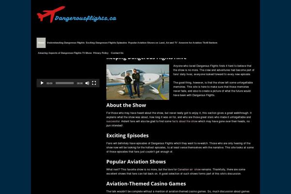 Glamour theme site design template sample