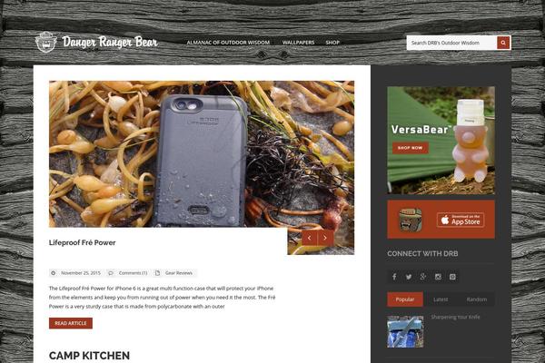 Outdoor theme site design template sample