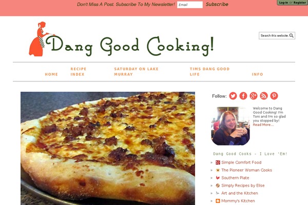 Foodie theme site design template sample