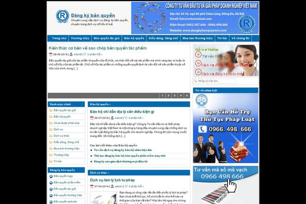 Vnnews_14 theme site design template sample