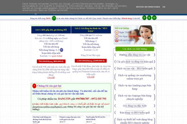 dangtinchuyennghiep.com site used Lxb-parent-theme