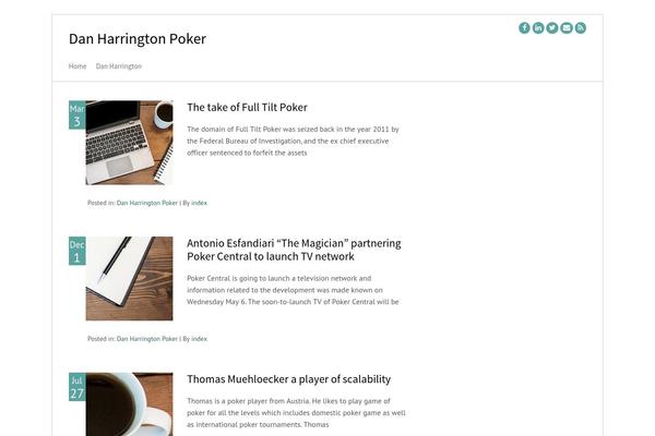 Simple Business WP theme site design template sample