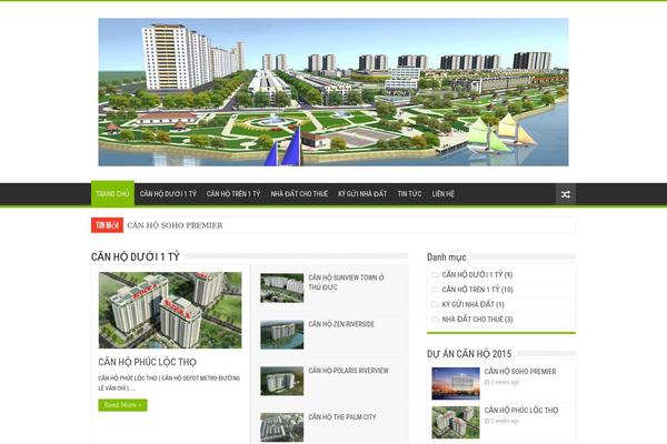 Sahifa theme site design template sample