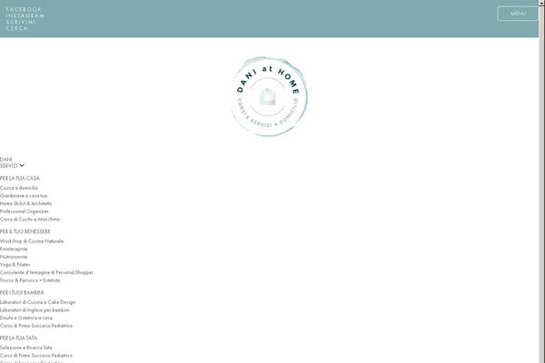 Dani theme site design template sample