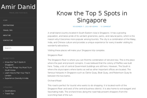 Flat theme site design template sample