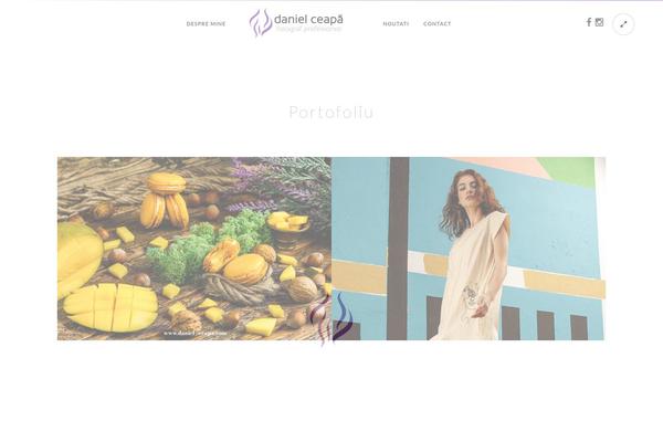 Kinetika theme site design template sample