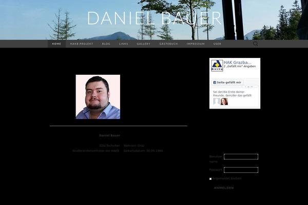 Suits theme site design template sample