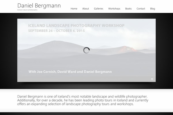 danielbergmann.com site used Striking
