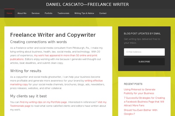 Site using Genesis Widgetized Footer plugin