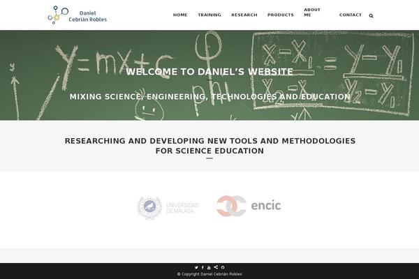 Zenon Lite theme site design template sample