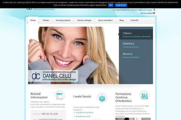 Medica theme site design template sample