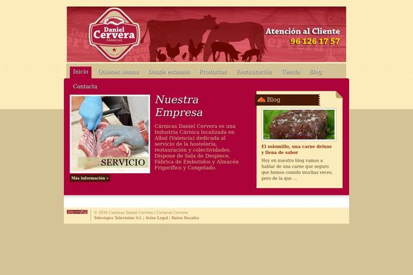 Gourmet theme site design template sample