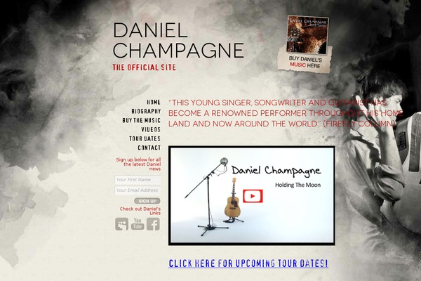 danielchampagnemusic.com site used Champagne