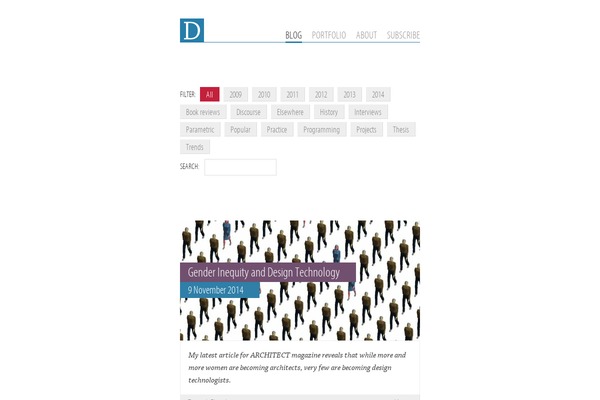 Daniel theme site design template sample