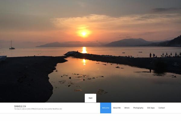 daniele.ch site used Fullscreen Lite