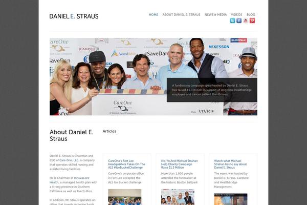danielestraus.org site used Solid-v2-wp