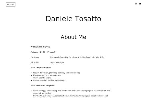 myprofile theme site design template sample