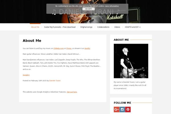 danieleturani.com site used Azeria-child