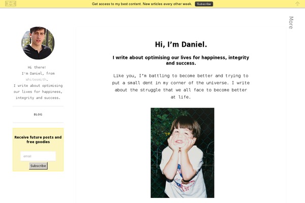 Site using Better archives widget plugin