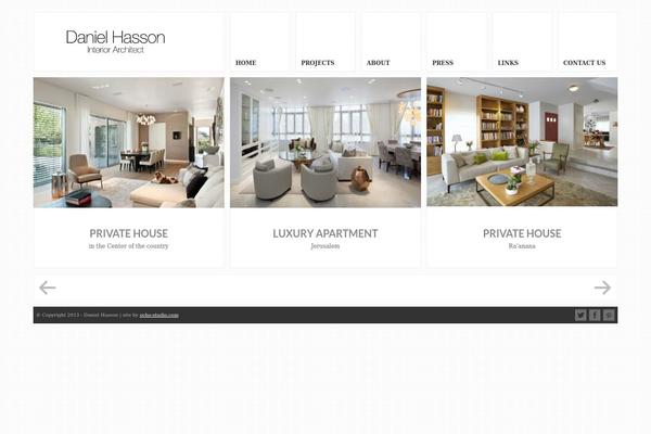 Metro theme site design template sample