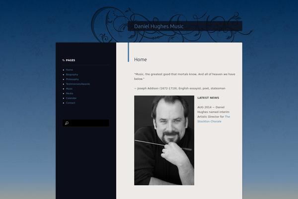 Dusk To Dawn theme site design template sample