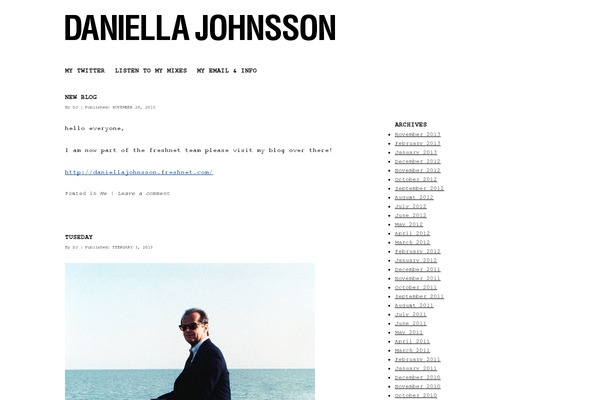 daniellajohnsson.com site used Buddymatic