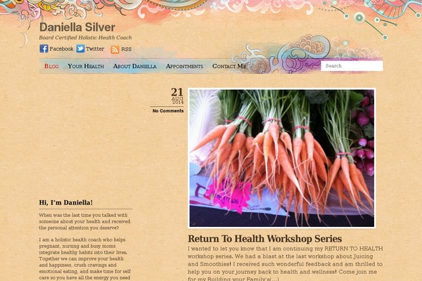 Koi theme site design template sample