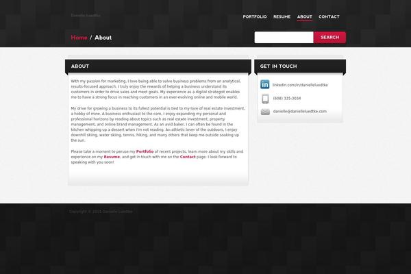 danielleluedtke.com site used Newbusiness