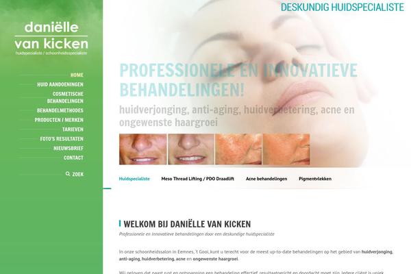 BeautySpot theme site design template sample