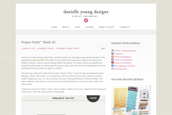 danielleyoungdesigns.com site used Dandelion