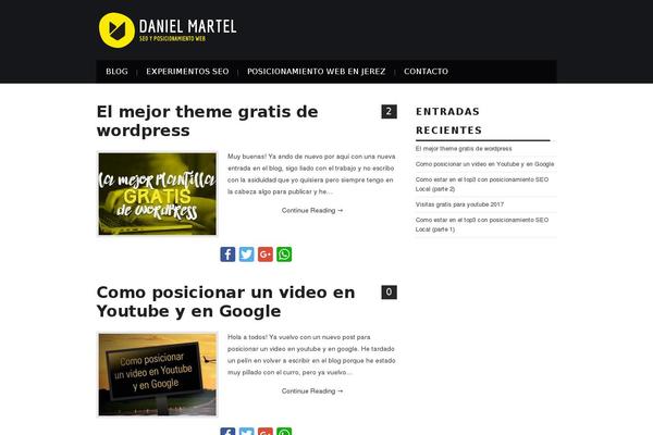 Hiero theme site design template sample