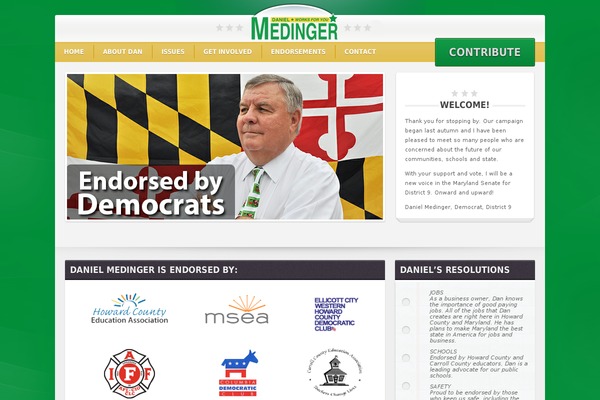 Politic theme site design template sample
