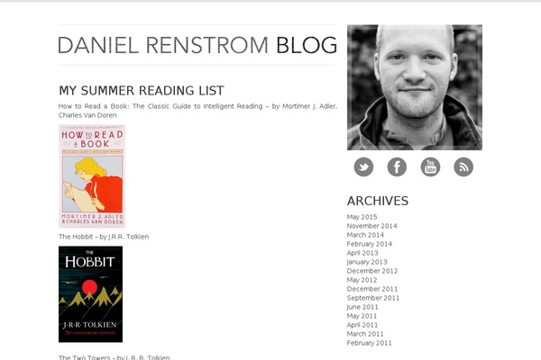 danielrenstrom.com site used Skortheme