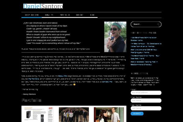 Hustle theme site design template sample