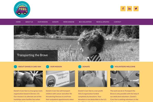Outreach Pro theme site design template sample