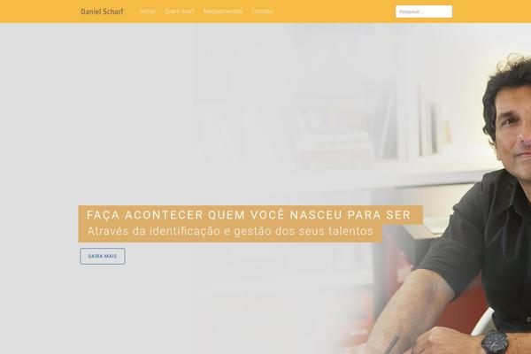 Tesseract theme site design template sample