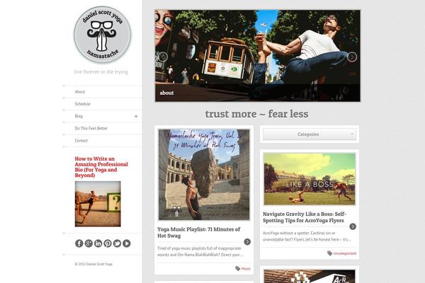 Endless theme site design template sample