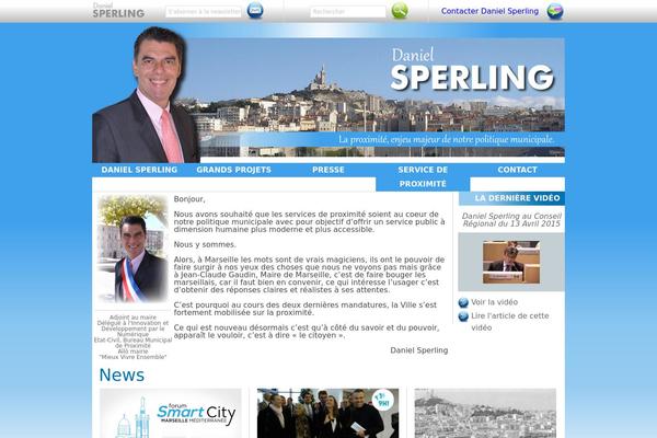 Light theme site design template sample