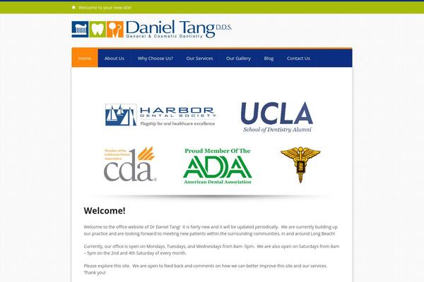 Default theme site design template sample