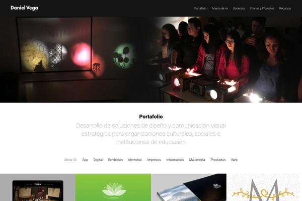 Dani theme site design template sample