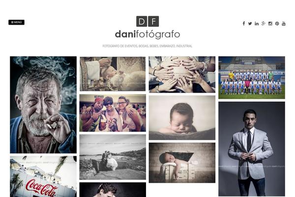 Gridsby theme site design template sample