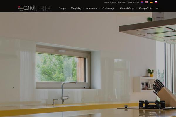 Nouveau theme site design template sample