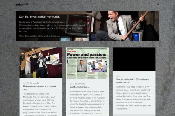 Zeyn theme site design template sample
