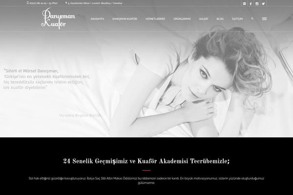 Coiffeur theme site design template sample